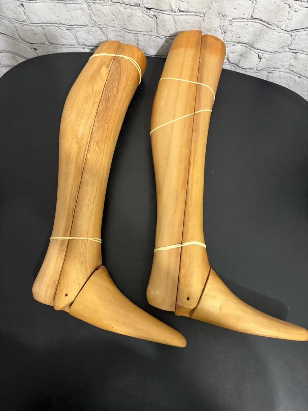 Vintage Solid Wood Riding Boots Tree -For Tall Boots Collectible